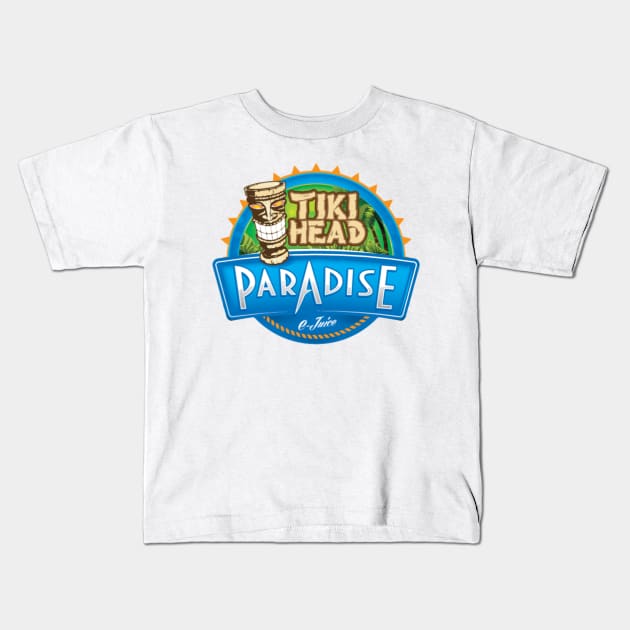 Tiki Head Ejuice Kids T-Shirt by PARADISEVAPE